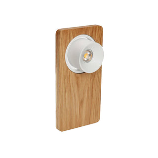 Beebo LED Wall/Spot Light By Linealight. Made In Italy, Italian Made Wall Lights, LED bedroom wall lights, led bedside wall lights, Modular surface mounted LED downlights | natural oak wall lights by Davoluce Lighting. 