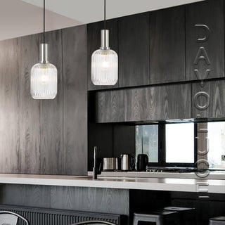 Telbix Bonura Pendant 14 Smoke/Black, Davoluce Lighting