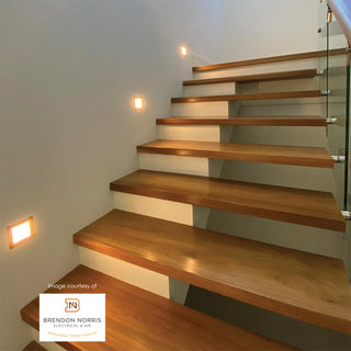 SAL BROOM S9311 - 3W - Recessed 3 watt LED square profile recessed wall