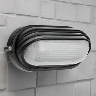 Brilliant 19930 ESSEX LED Oval Louvered Bunker