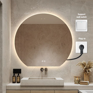 63x70cm Wall Frameless LED Mirror