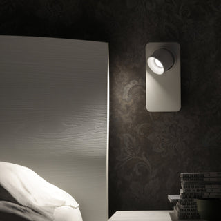 Beebo LED Wall/Spot Light By Linealight. Made In Italy, Italian Made Wall Lights, LED bedroom wall lights, led bedside wall lights, Modular surface mounted LED downlights | natural oak wall lights by Davoluce Lighting.