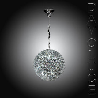 Jupiter 40cm crystal ball chandelier | Davoluce Lighting