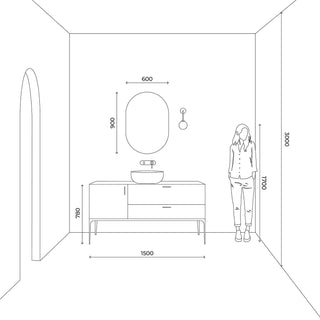 Orb Long Arm Wall Light