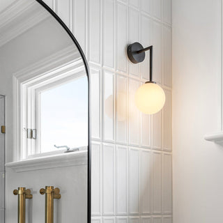 Orb Long Arm Wall Light