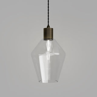 Parlour Geo Pendant Light – Clear Glass Pendant by Lighting Republic