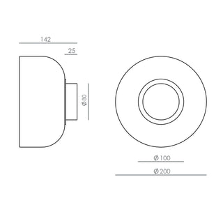 Ipon Wall Light by Aromas