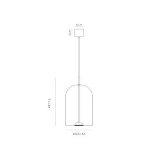 LightCo Elong Air Pendant Light - LR.i02.80.CL.OB