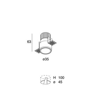 Novalux Mini Well Trimless Downlight