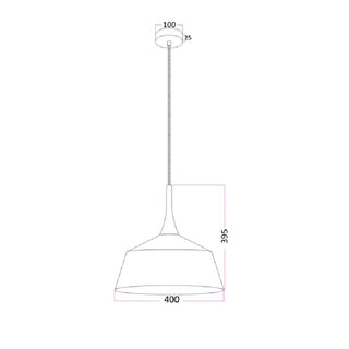 CLA NORDIC: Modern Scandinavian Medium Dome Shape Steel & Wood Pendant Lights