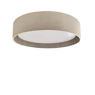 Contessa Perla Custom Made Ceiling Light - AUSTRALIAN MADE Ceiling lights. Custom made to order fabric drum oyster lights. Decorative ceiling lights Suitable for Aged living spaces. DALI compatible custom made lights for aged care applications.