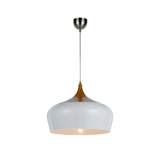 POLK 46cm Oak Timber Pendant