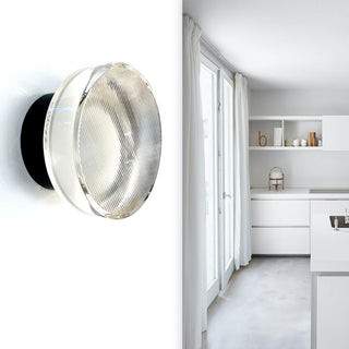 Ribbed Wall Light - 6w LED. Elevate your space with the Ribbed (Dimple) wall/ceiling sconce by Davoluce Lighting, exclusively brought to you by Davoluce Lighting Lighting