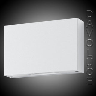 Domus SIERRA Square Two Way Wall Light White, Davoluce Lighting