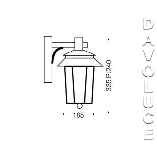 Telbix Silvan Exterior Wall Light , Davoluce Lighting