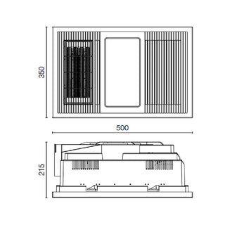 Brilliant 21785 SOLACE-XL 4-in-1 Bathroom Mate 