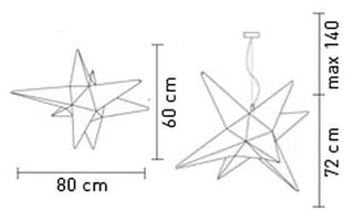 SST83SOS0003LE, SUPERSTAR design by Pagani e Perversi, Slamp Italy, Slamp Australia, Davoluce Lighting