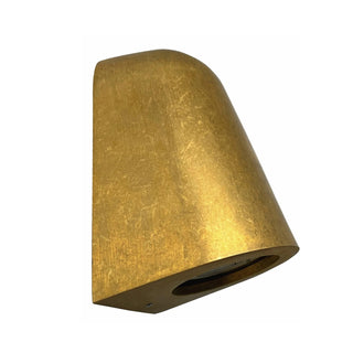 CLA TORQUE3 Exterior Antique Brass Surface Mounted Cone Wall Light