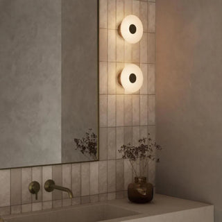 Bathroom wall sconce in aged brass – ideal next to mirror light in Melbourne homes