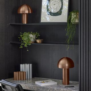 Ore Table Lamp – Brushed Bronze or Nickel