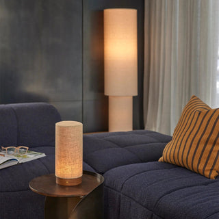 Mayfield Loom lamp in modern living room setting