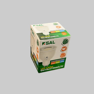 Dimmable, 7W GU10 LED lamp with selectable power and CCT