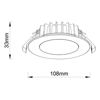 ROYSTAR 10W LED downlight - Flat
