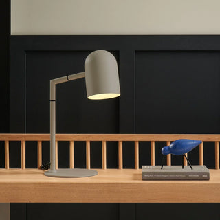 Pia Desk Lamp – Bone finish lifestyle scene