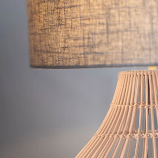 Mira Table Lamp – linen shade texture close-up