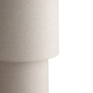 Mayfield Sable Floor Lamp linen texture detail