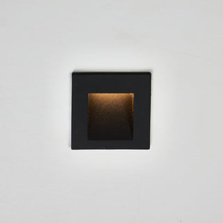 Davoluce Indirect LED Recessed Step Light Black Installed Stair Lighting 3000K