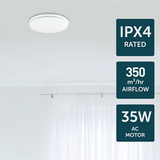 Talon Promax Ø270mm ceiling exhaust fan airflow design