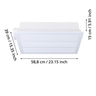 EGLO Salvador 3 in 1 Bathroom Heater Dimensions