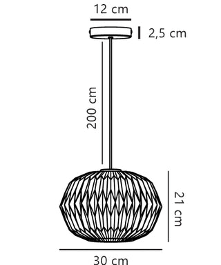 Aviana Opal Glass Pendant Light