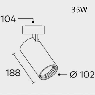 Kobe Surface Mounted Spotlights