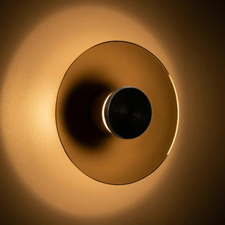 Eclipse 230 Wall Lamp glowing soft halo light on wall