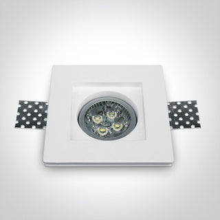 Square Trimless Gypsum Recessed Downlight