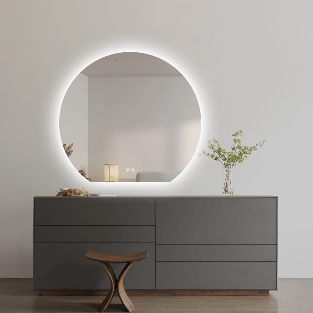 63x70cm Wall Frameless LED Mirror