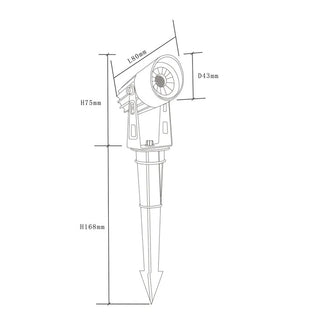 Thorn 3w Garden Spike, 12V/24V - IP65