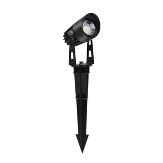 Vencha 3W Garden Spike Light – die-cast aluminium head on PVC spike, 3000K, IP65 (Code 5505006)
