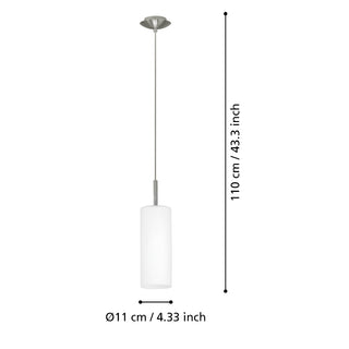 Eglo 85977 Troy 3 Single Pendant | Davoluce Lighting