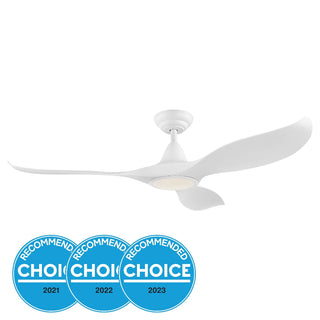 202969 202971 NOOSA 52" 1320mm DC Motor 3 Blades ABS with Light Fan from Eglo | Davoluce Lighting. Quiet, Low Energy Consumption Cheap Ceiling Fan DC motors. Suitable for indoor as well as outdoor under covered installation. 