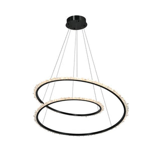 Eglo Scarlett Single Ring LED Pendant Light | Crystal Ring Pendant