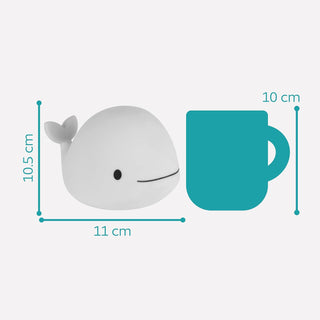 CASTELLINO Whale Kids Table Lamp – Rechargeable LED Night Light