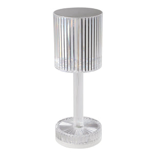 LUCIGNANO Rechargeable LED Table Lamp – Colour Changing Crystal Effect