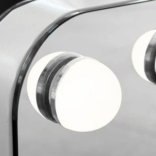 Close-up of a metallic surface with circular design elements