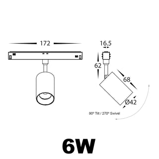 48V DC Magnetic Track Light Adjustable | Havit Commercial – Davoluce Lighting