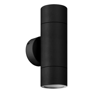 Eglo Fremantle 2 Light Up Down Exterior Wall Light Black