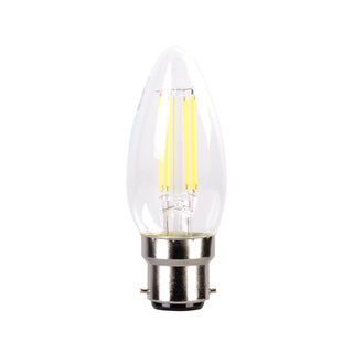4W Clear Candle LED Globe – Dimmable (E14 / E27 / B15 / B22)