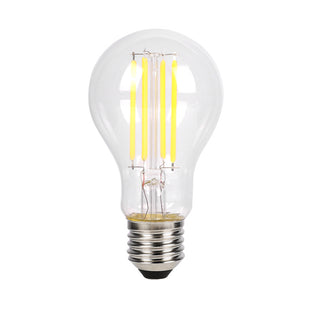 8W Clear A60 LED Globe – Dimmable (E27 / B22)